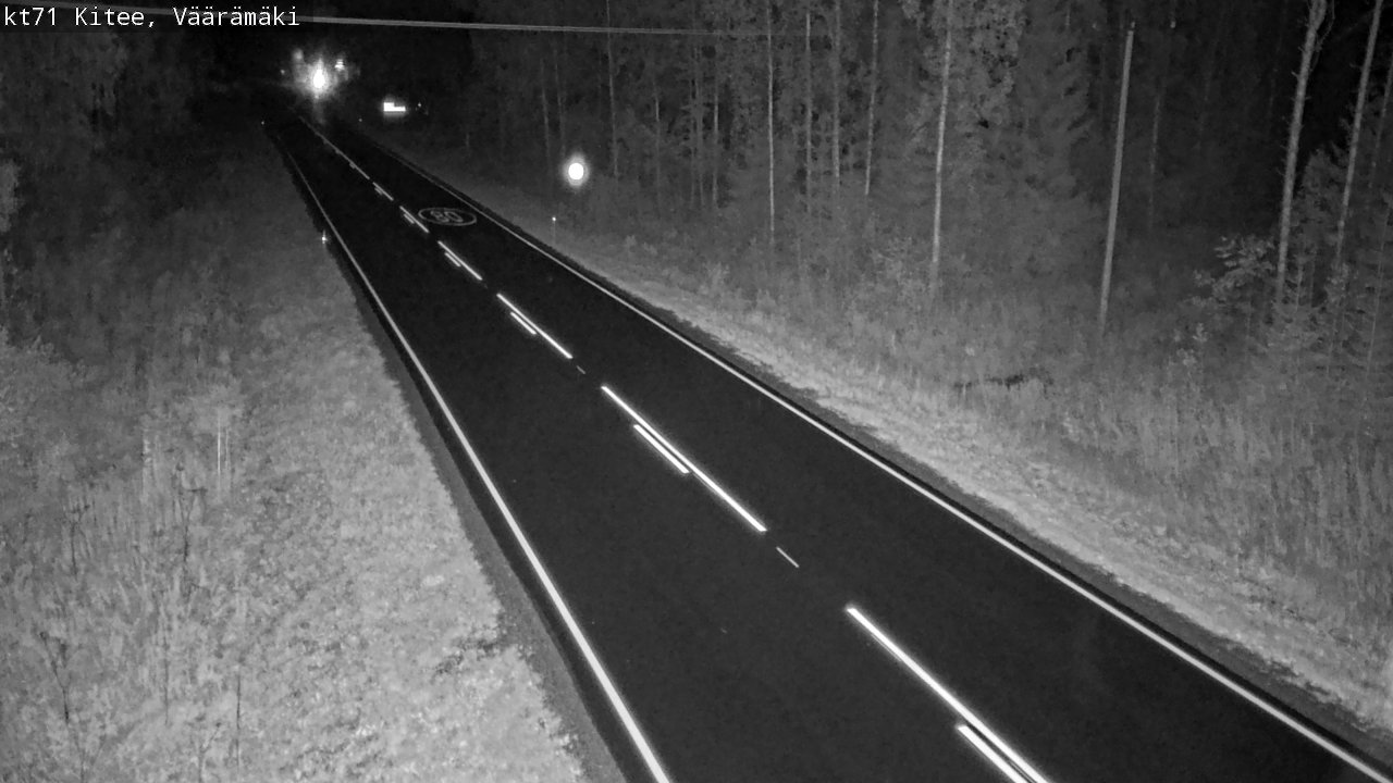 Kelikamerat Kuva Tie 71 Kitee, Väärämäki, Kitee, Pohjois-Karjala