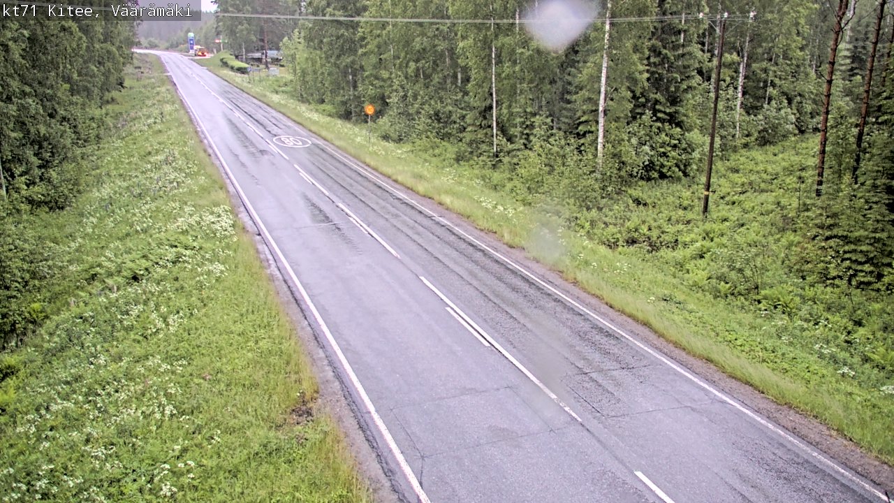 Kelikamerat Kuva Tie 71 Kitee, Väärämäki, Kitee, Pohjois-Karjala