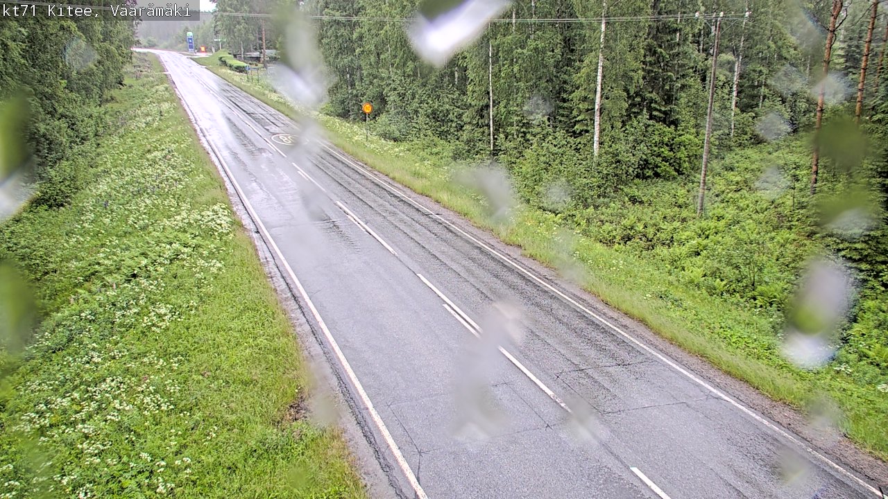 Kelikamerat Kuva Tie 71 Kitee, Väärämäki, Kitee, Pohjois-Karjala