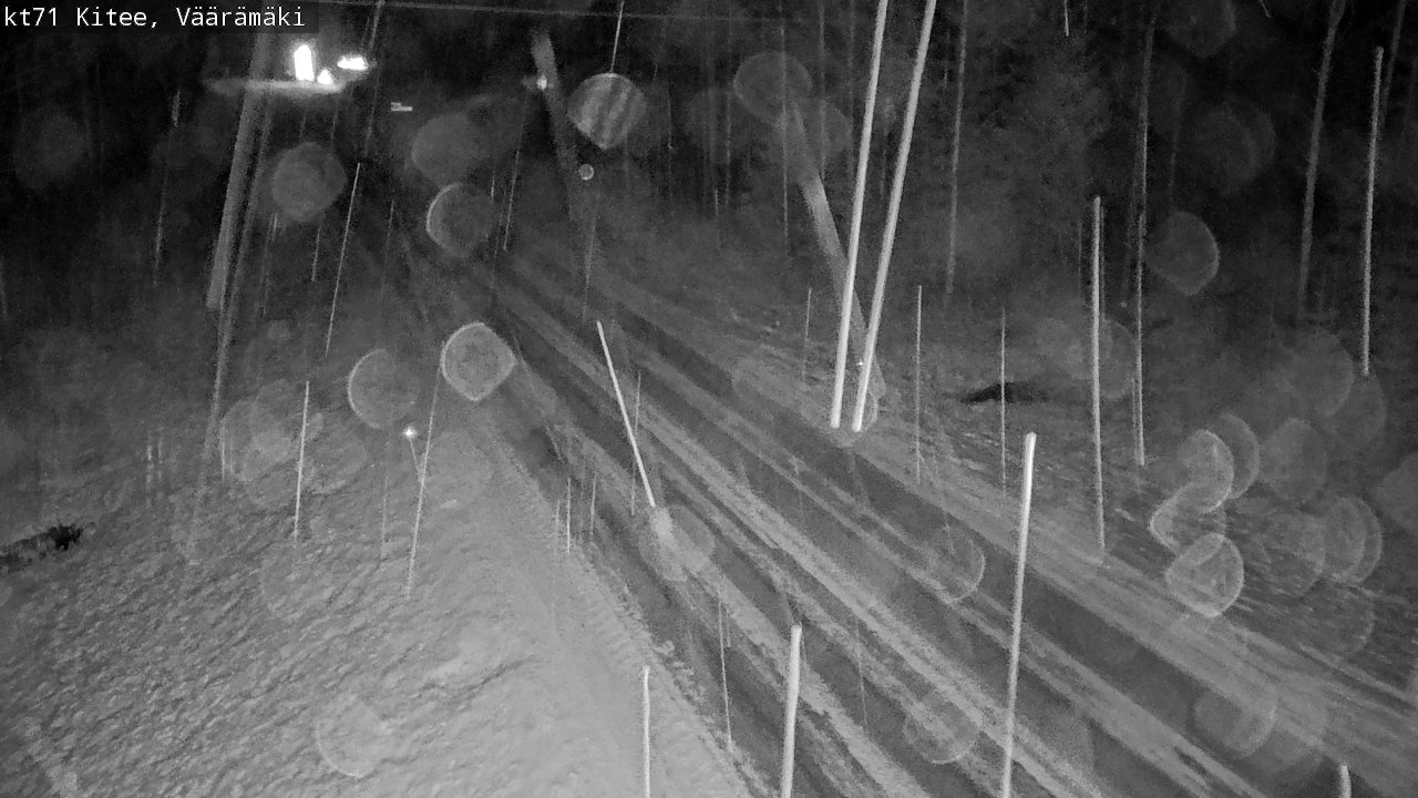 Weather Camera Image Väg 71 Väärämäki, Kitee, Pohjois-Karjala