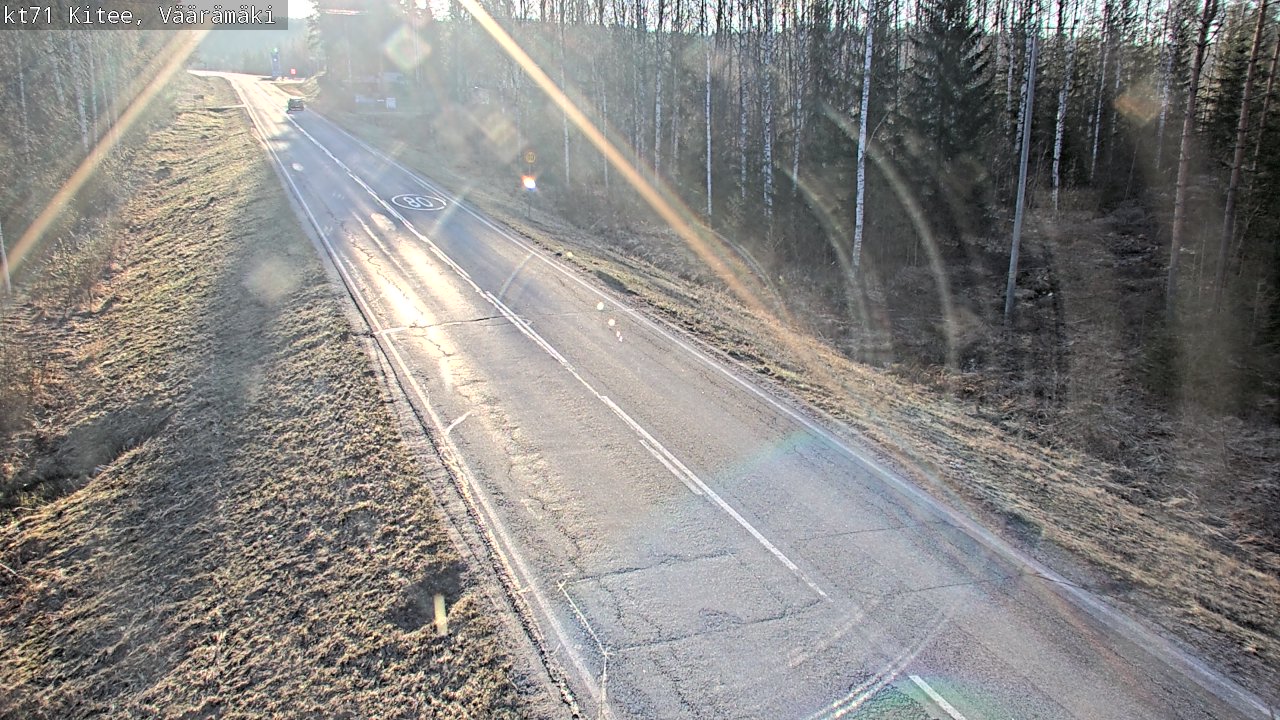 Kelikamerat Kuva Tie 71 Kitee, Väärämäki, Kitee, Pohjois-Karjala