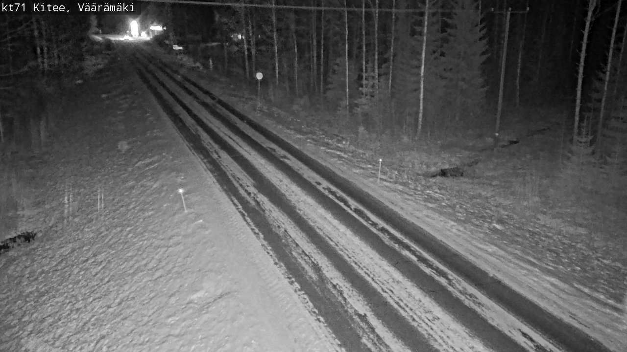 Weather Camera Image Väg 71 Väärämäki, Kitee, Pohjois-Karjala