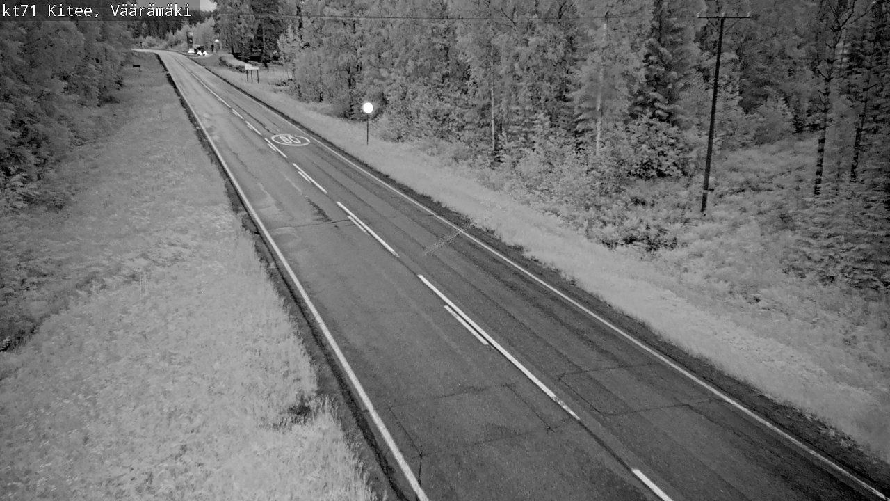 Kelikamerat Kuva Tie 71 Kitee, Väärämäki, Kitee, Pohjois-Karjala