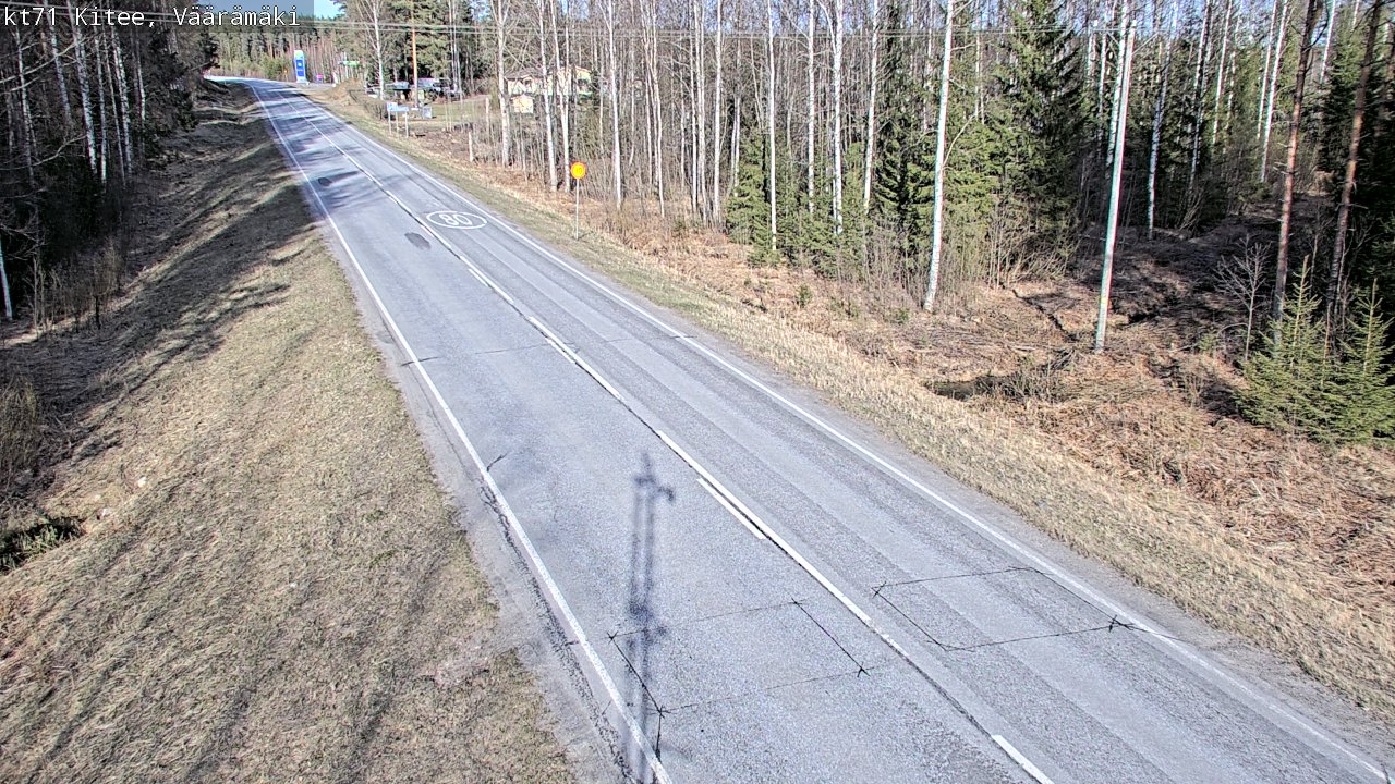 Kelikamerat Kuva Tie 71 Kitee, Väärämäki, Kitee, Pohjois-Karjala