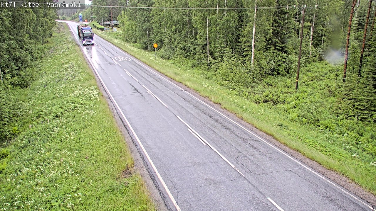 Kelikamerat Kuva Tie 71 Kitee, Väärämäki, Kitee, Pohjois-Karjala