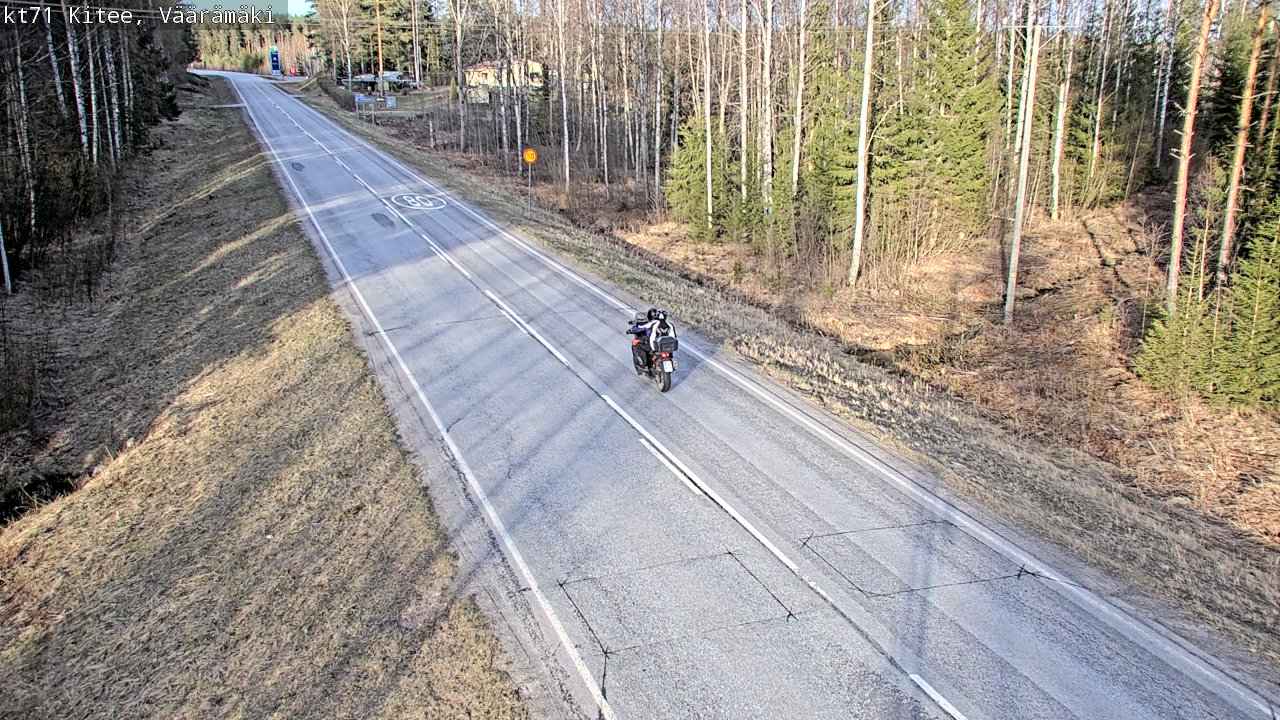 Kelikamerat Kuva Tie 71 Kitee, Väärämäki, Kitee, Pohjois-Karjala