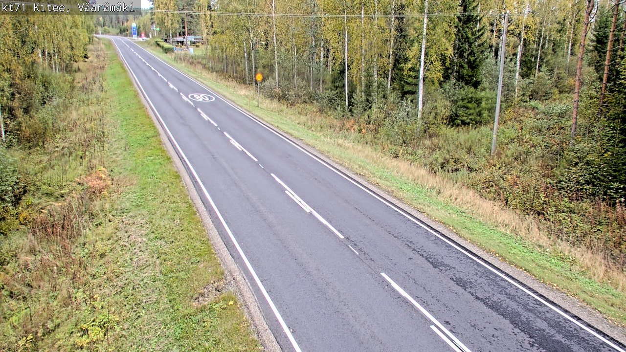 Kelikamerat Kuva Tie 71 Kitee, Väärämäki, Kitee, Pohjois-Karjala