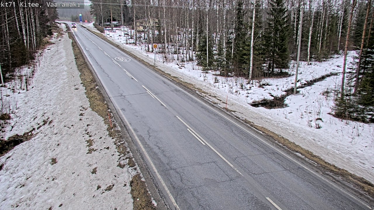 Kelikamerat Kuva Tie 71 Kitee, Väärämäki, Kitee, Pohjois-Karjala