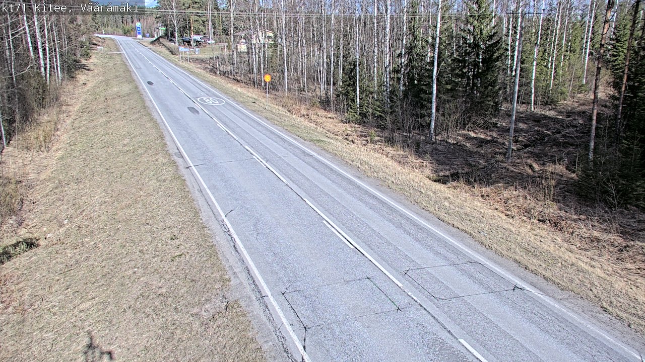Kelikamerat Kuva Tie 71 Kitee, Väärämäki, Kitee, Pohjois-Karjala