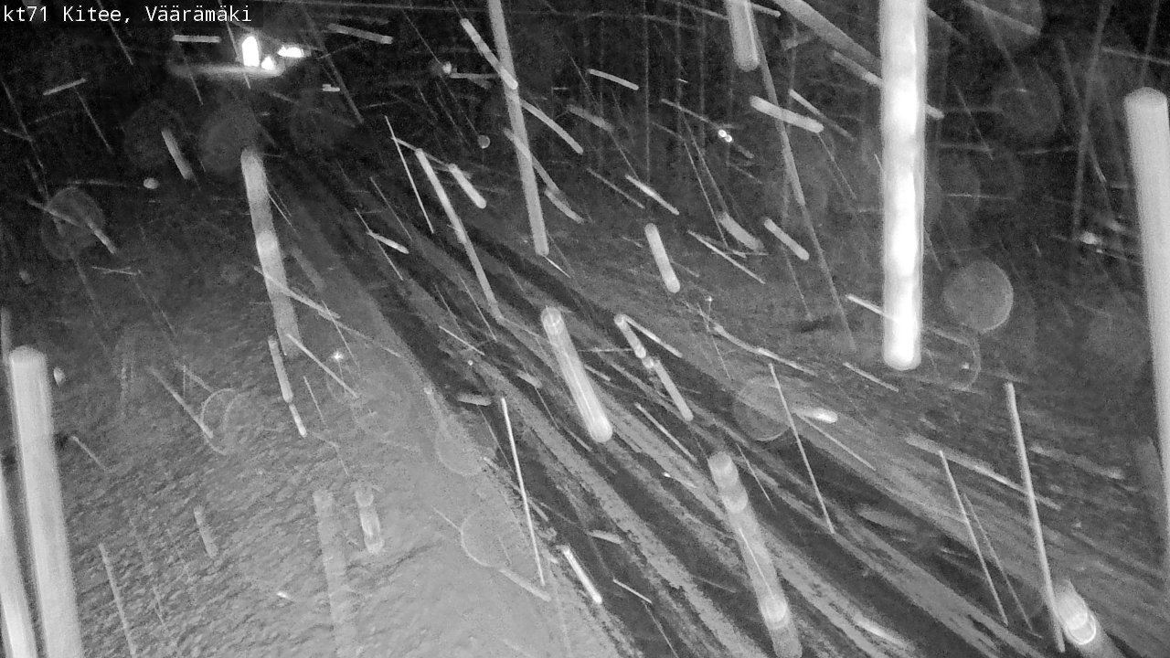 Weather Camera Image Väg 71 Väärämäki, Kitee, Pohjois-Karjala