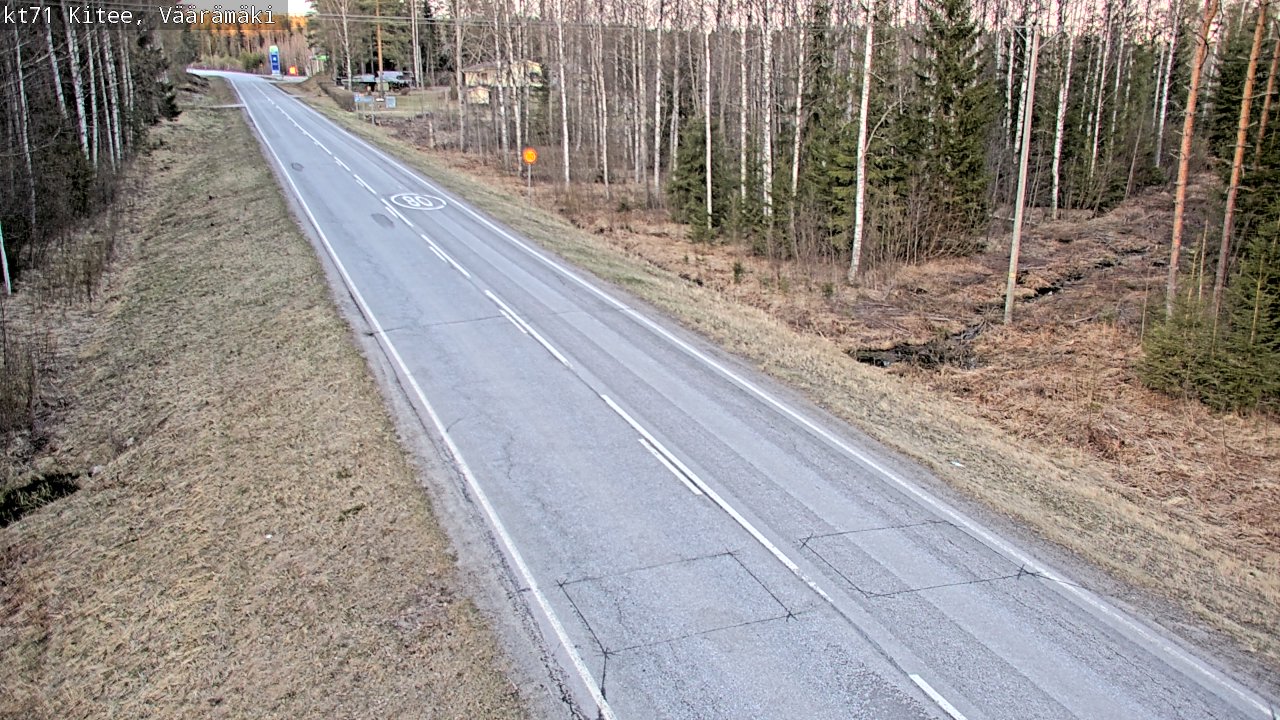 Kelikamerat Kuva Tie 71 Kitee, Väärämäki, Kitee, Pohjois-Karjala