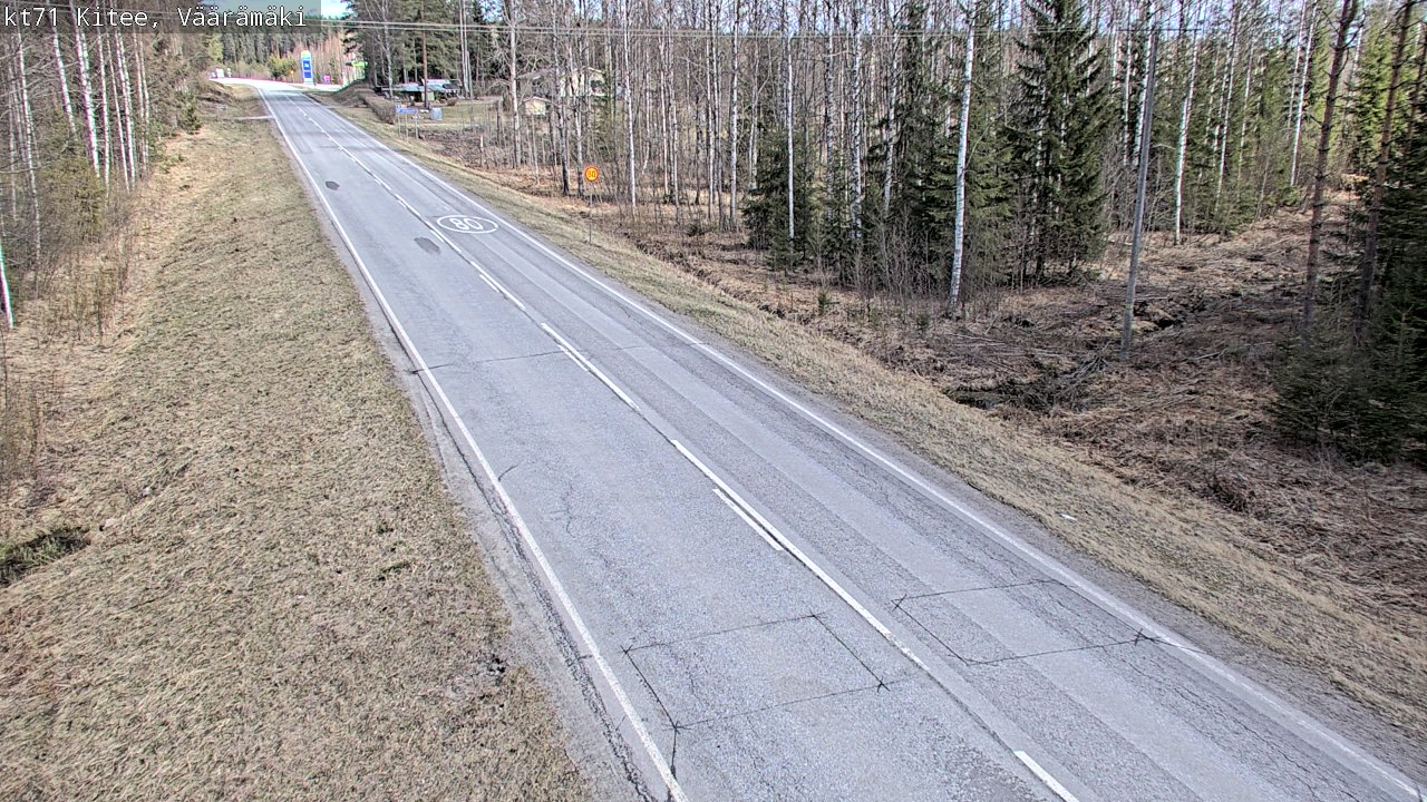 Kelikamerat Kuva Tie 71 Kitee, Väärämäki, Kitee, Pohjois-Karjala