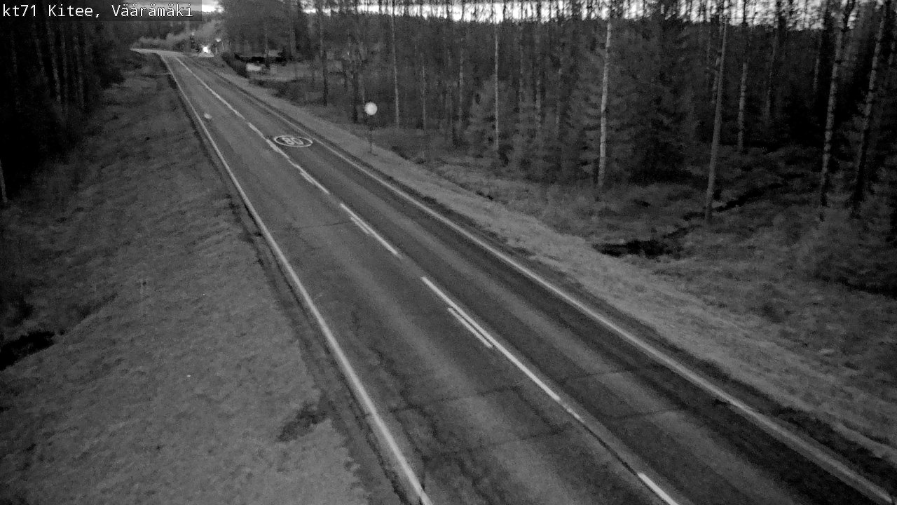 Kelikamerat Kuva Tie 71 Kitee, Väärämäki, Kitee, Pohjois-Karjala