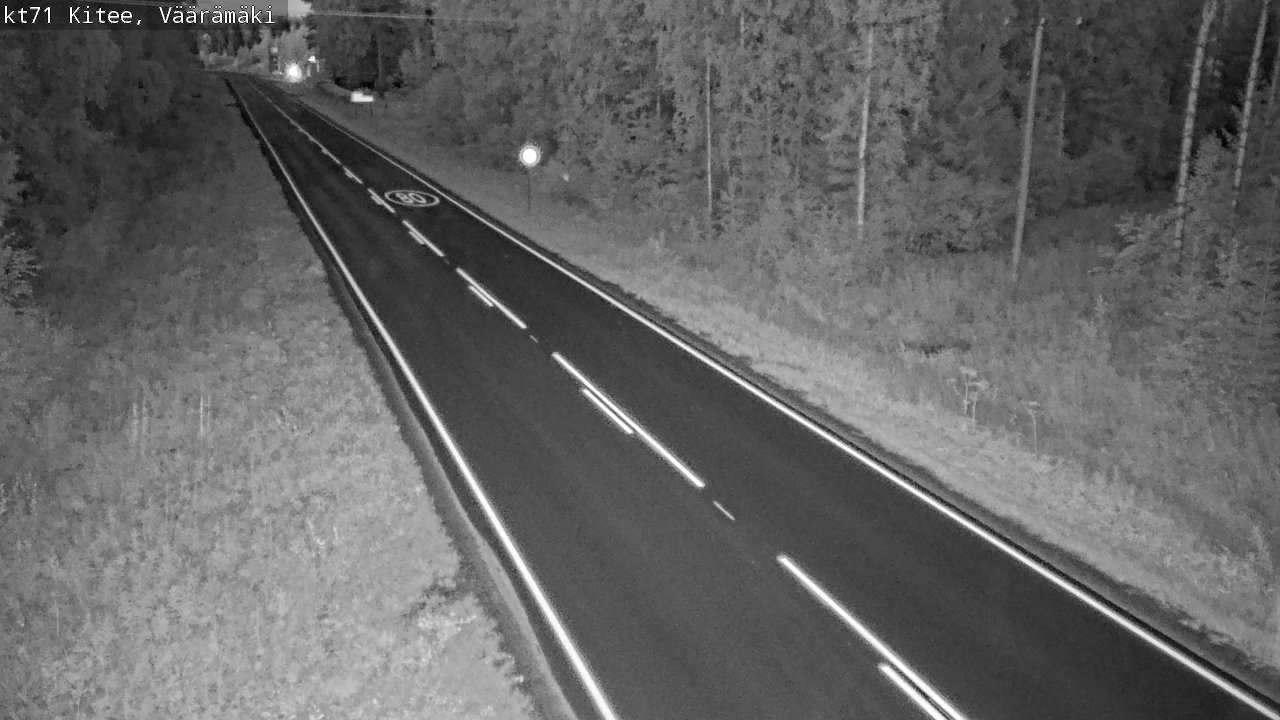 Kelikamerat Kuva Tie 71 Kitee, Väärämäki, Kitee, Pohjois-Karjala
