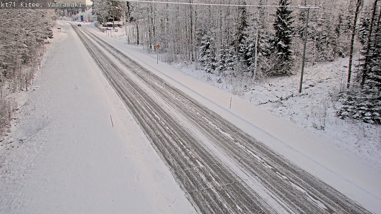 Weather Camera Image Road 71 Väärämäki, Kitee, Pohjois-Karjala