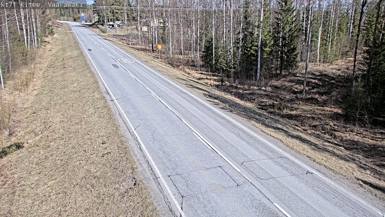 Kelikamerat Kuva Tie 71 Kitee, Väärämäki, Kitee, Pohjois-Karjala
