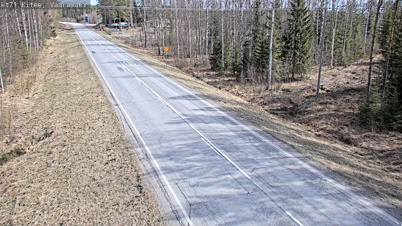 Kelikamerat Kuva Tie 71 Kitee, Väärämäki, Kitee, Pohjois-Karjala