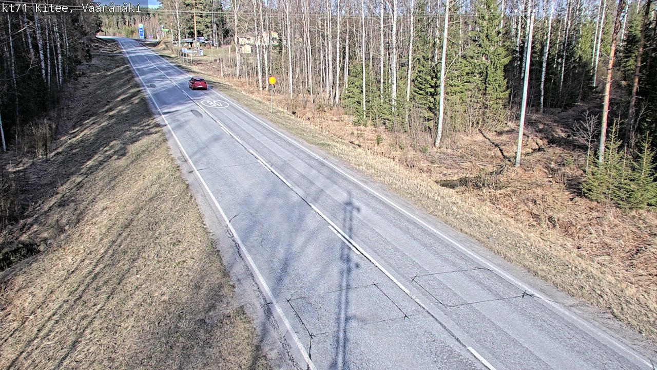 Kelikamerat Kuva Tie 71 Kitee, Väärämäki, Kitee, Pohjois-Karjala