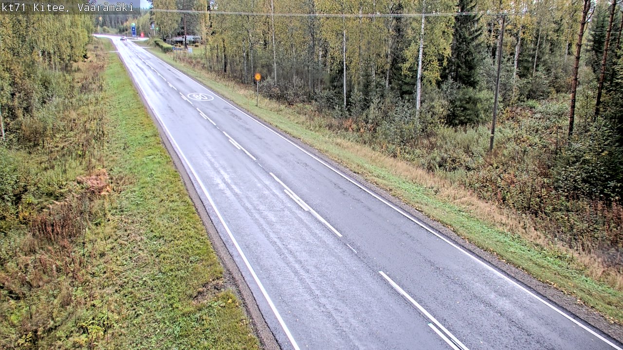 Weather Camera Image Road 71 Väärämäki, Kitee, Pohjois-Karjala