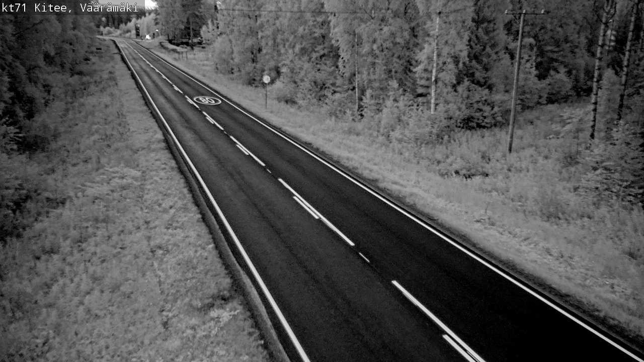 Kelikamerat Kuva Tie 71 Kitee, Väärämäki, Kitee, Pohjois-Karjala