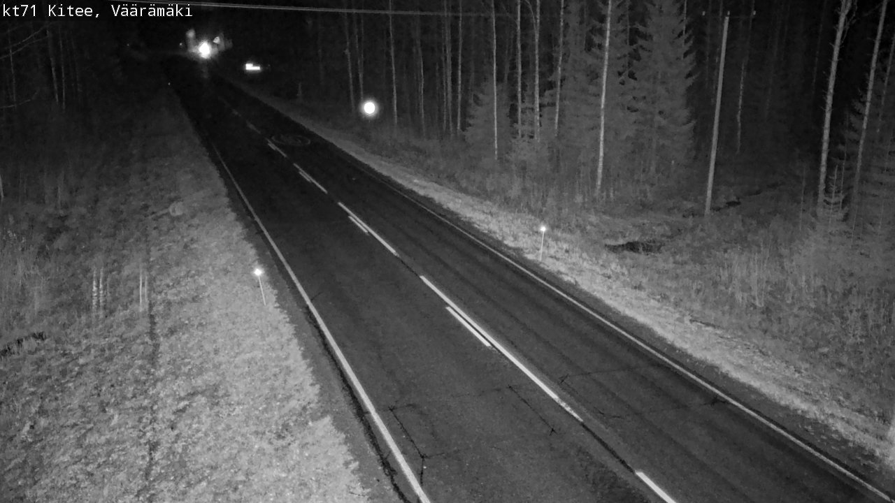 Kelikamerat Kuva Tie 71 Kitee, Väärämäki, Kitee, Pohjois-Karjala