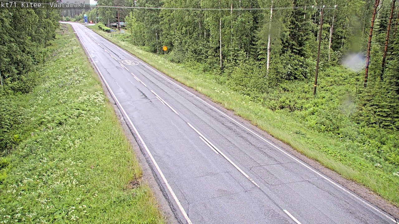Kelikamerat Kuva Tie 71 Kitee, Väärämäki, Kitee, Pohjois-Karjala