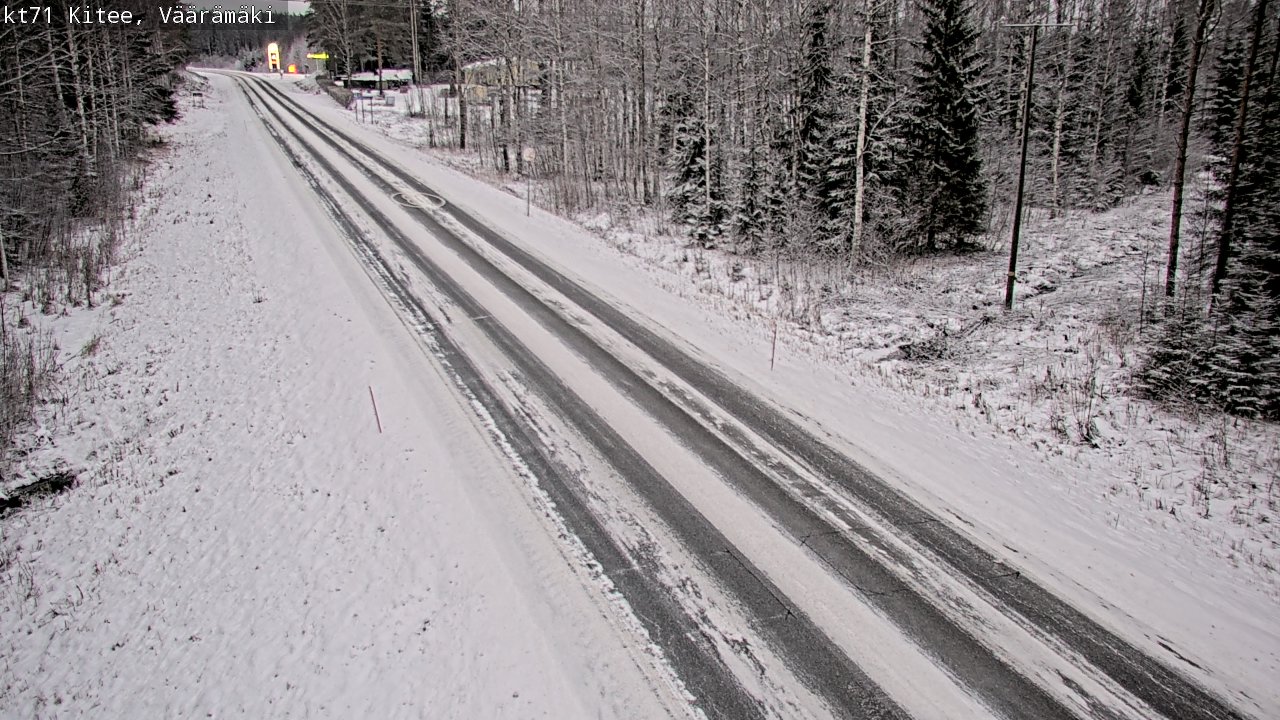 Weather Camera Image Väg 71 Väärämäki, Kitee, Pohjois-Karjala