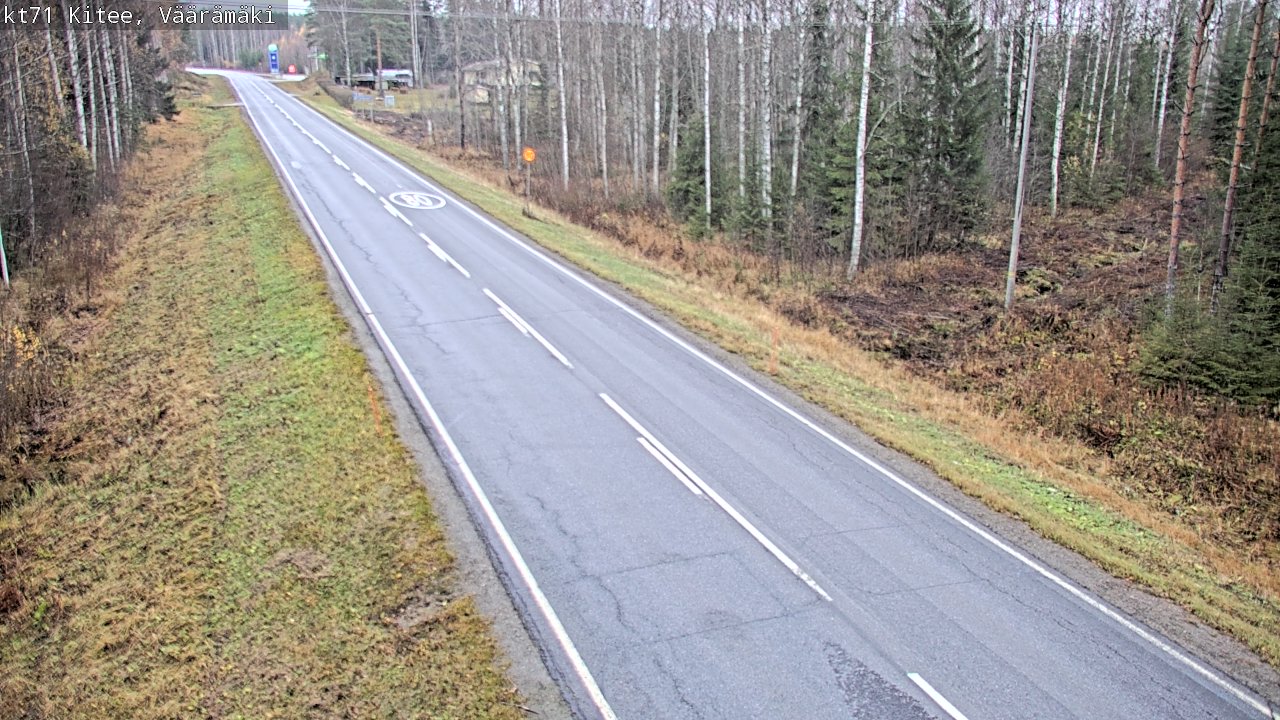 Kelikamerat Kuva Tie 71 Kitee, Väärämäki, Kitee, Pohjois-Karjala