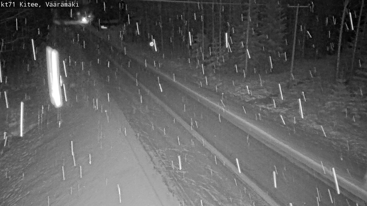 Kelikamerat Kuva Tie 71 Kitee, Väärämäki, Kitee, Pohjois-Karjala