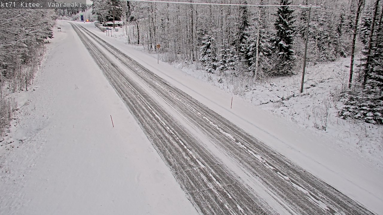 Weather Camera Image Road 71 Väärämäki, Kitee, Pohjois-Karjala