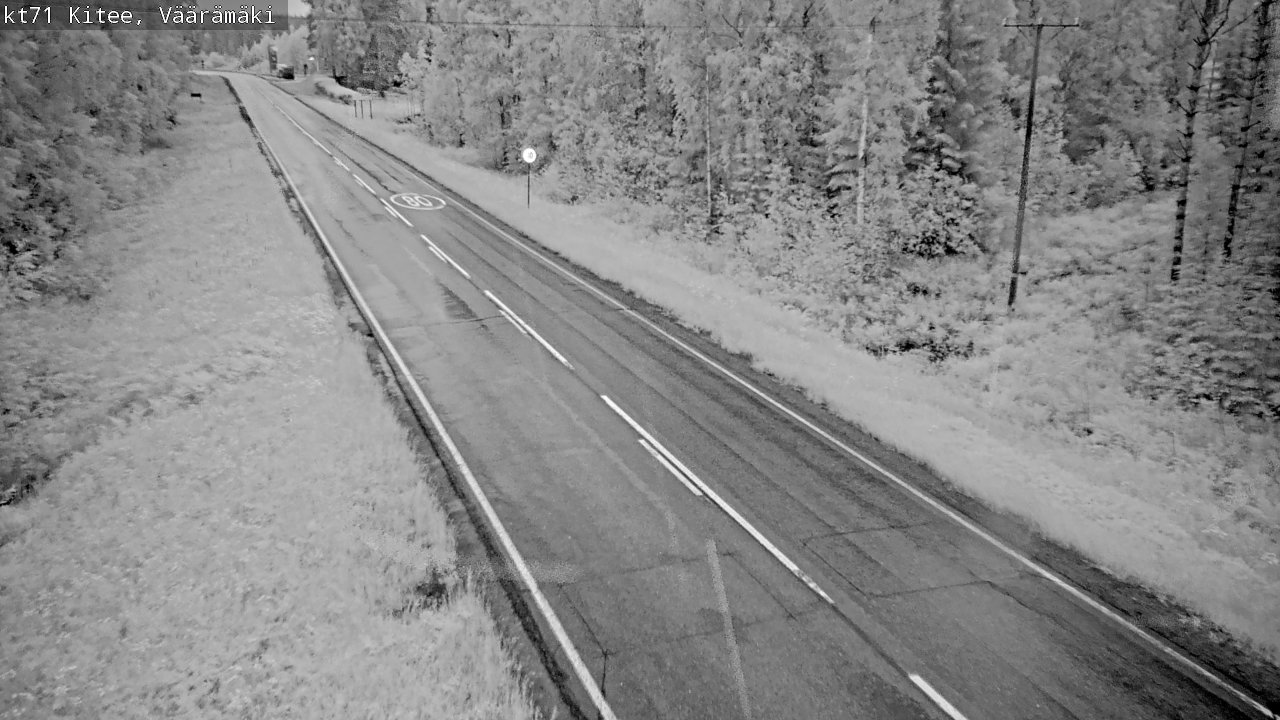 Kelikamerat Kuva Tie 71 Kitee, Väärämäki, Kitee, Pohjois-Karjala