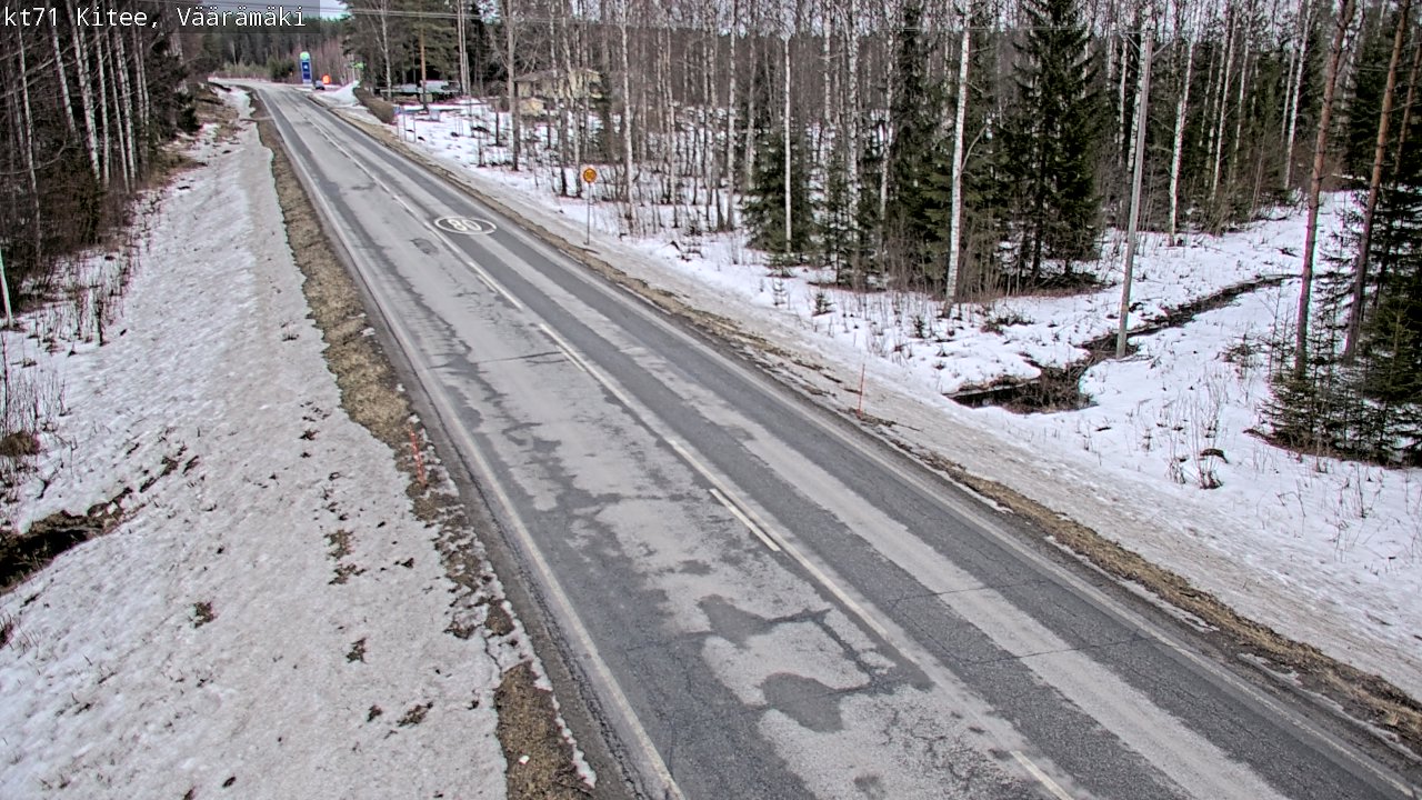 Kelikamerat Kuva Tie 71 Kitee, Väärämäki, Kitee, Pohjois-Karjala