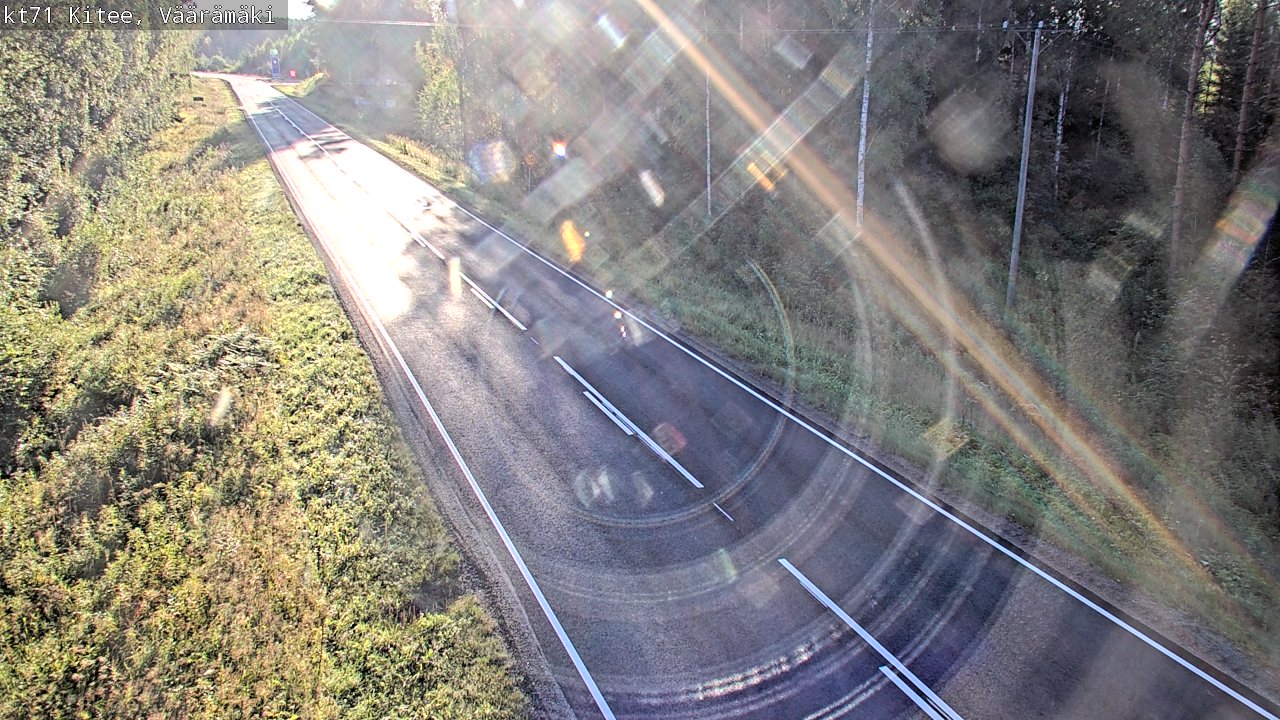 Weather Camera Image Road 71 Väärämäki, Kitee, Pohjois-Karjala