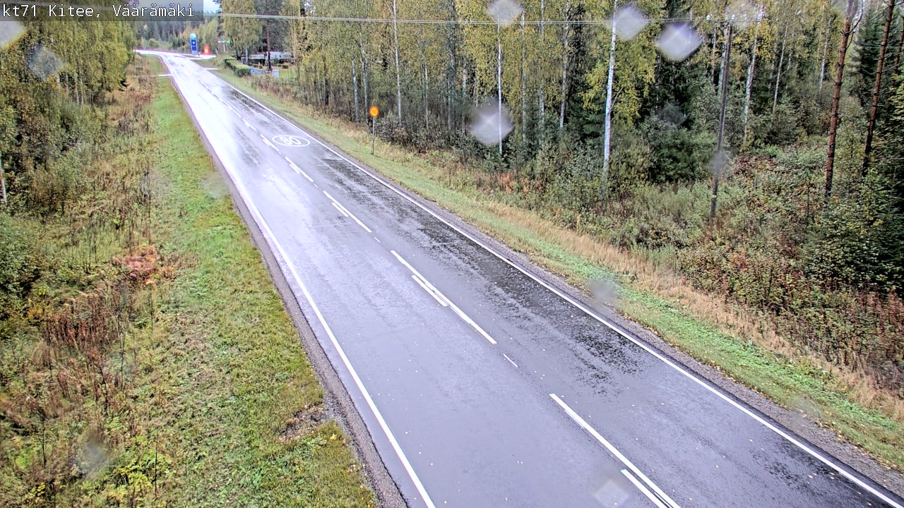Weather Camera Image Road 71 Väärämäki, Kitee, Pohjois-Karjala