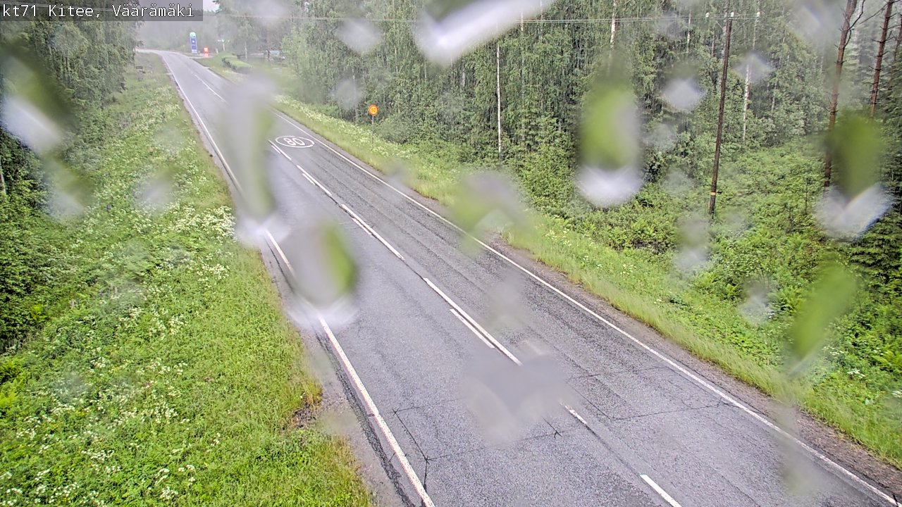 Weather Camera Image Road 71 Väärämäki, Kitee, Pohjois-Karjala