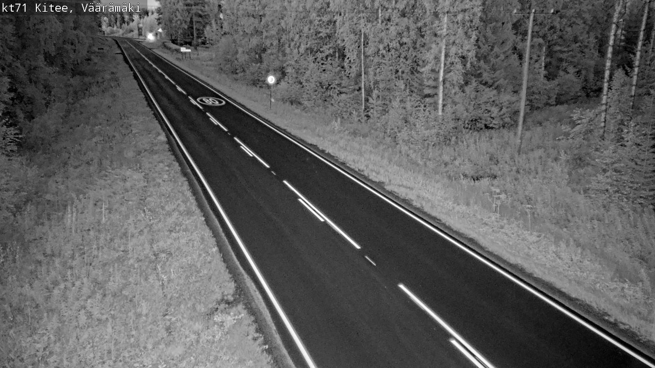 Kelikamerat Kuva Tie 71 Kitee, Väärämäki, Kitee, Pohjois-Karjala