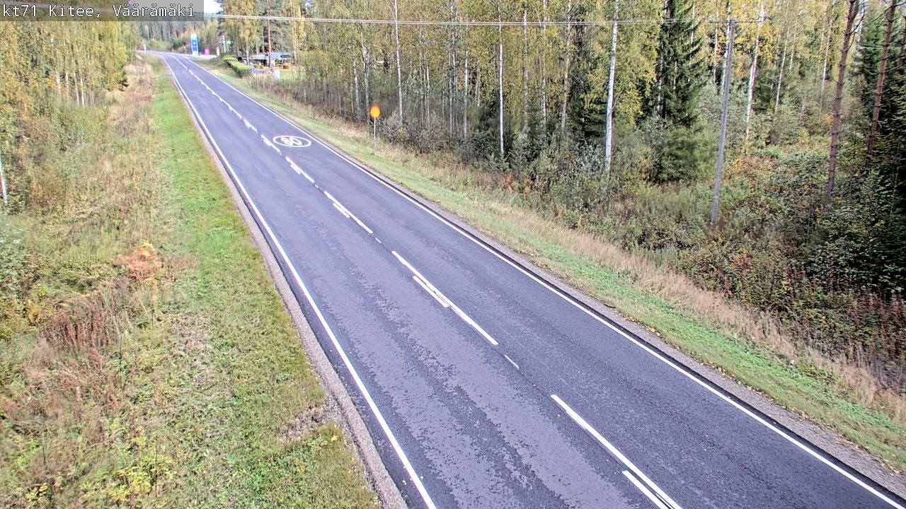 Kelikamerat Kuva Tie 71 Kitee, Väärämäki, Kitee, Pohjois-Karjala
