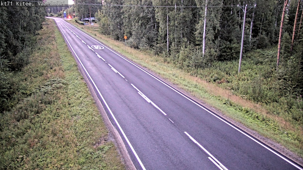 Kelikamerat Kuva Tie 71 Kitee, Väärämäki, Kitee, Pohjois-Karjala
