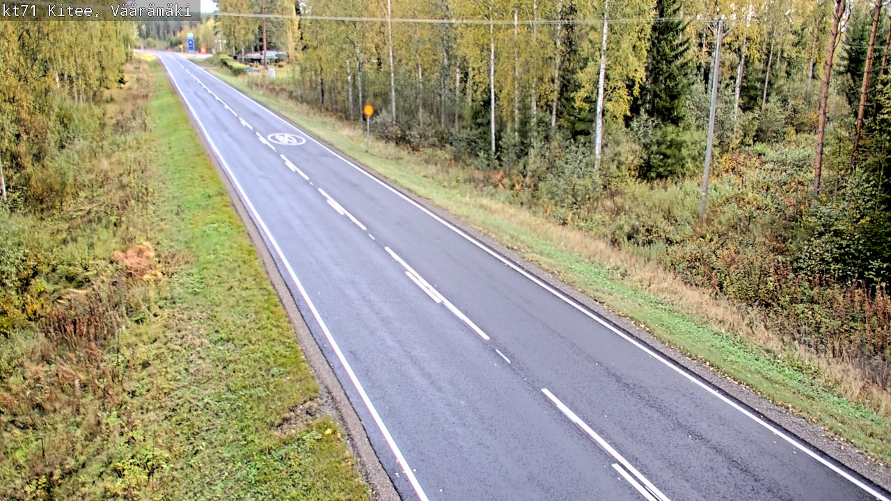 Kelikamerat Kuva Tie 71 Kitee, Väärämäki, Kitee, Pohjois-Karjala
