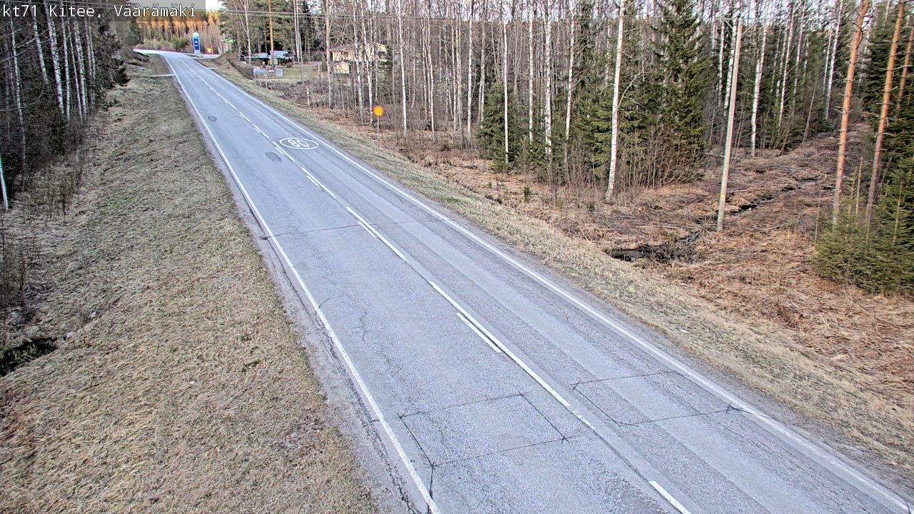Kelikamerat Kuva Tie 71 Kitee, Väärämäki, Kitee, Pohjois-Karjala
