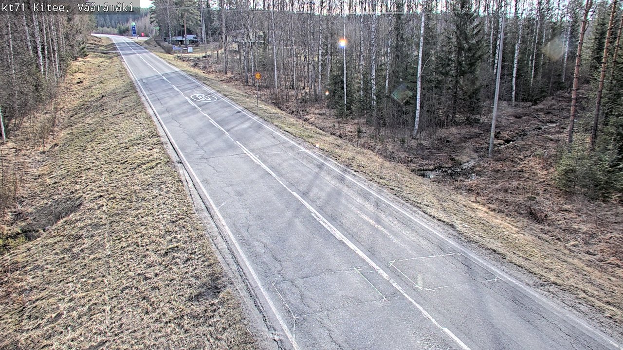 Kelikamerat Kuva Tie 71 Kitee, Väärämäki, Kitee, Pohjois-Karjala