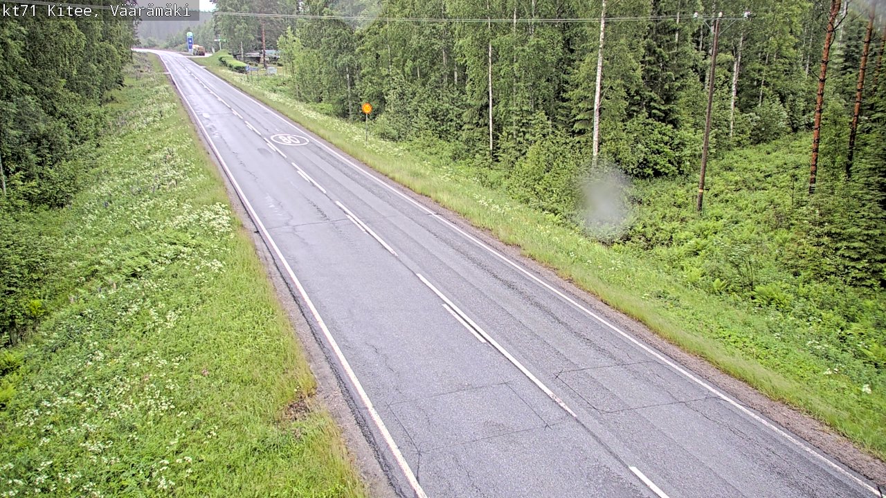 Kelikamerat Kuva Tie 71 Kitee, Väärämäki, Kitee, Pohjois-Karjala