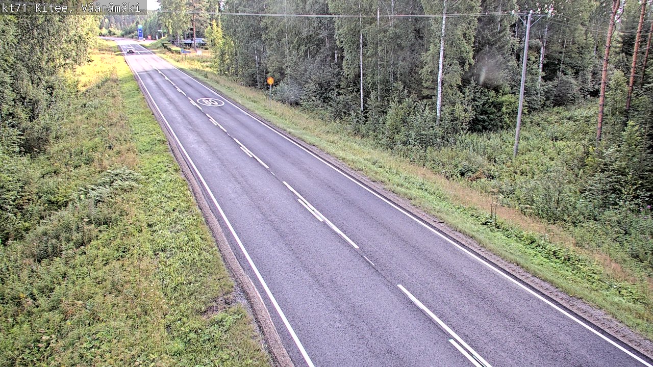 Kelikamerat Kuva Tie 71 Kitee, Väärämäki, Kitee, Pohjois-Karjala