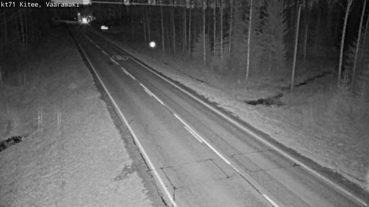 Weather Camera Image Väg 71 Väärämäki, Kitee, Pohjois-Karjala