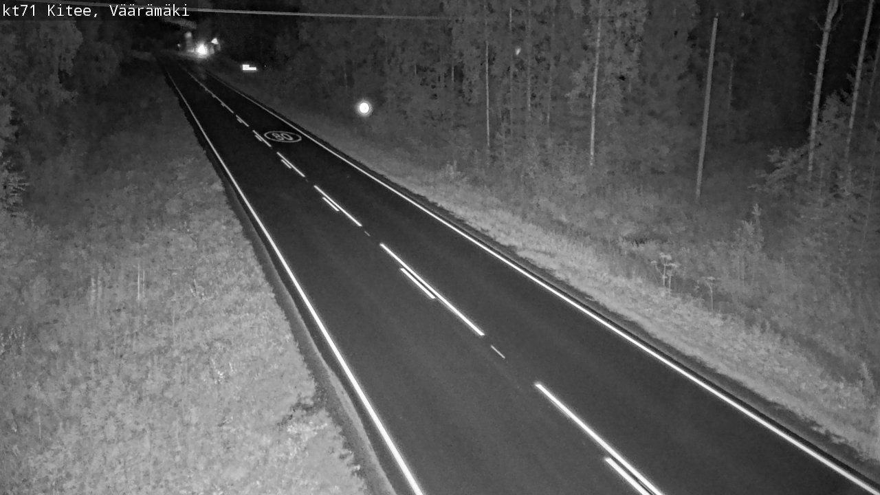 Kelikamerat Kuva Tie 71 Kitee, Väärämäki, Kitee, Pohjois-Karjala