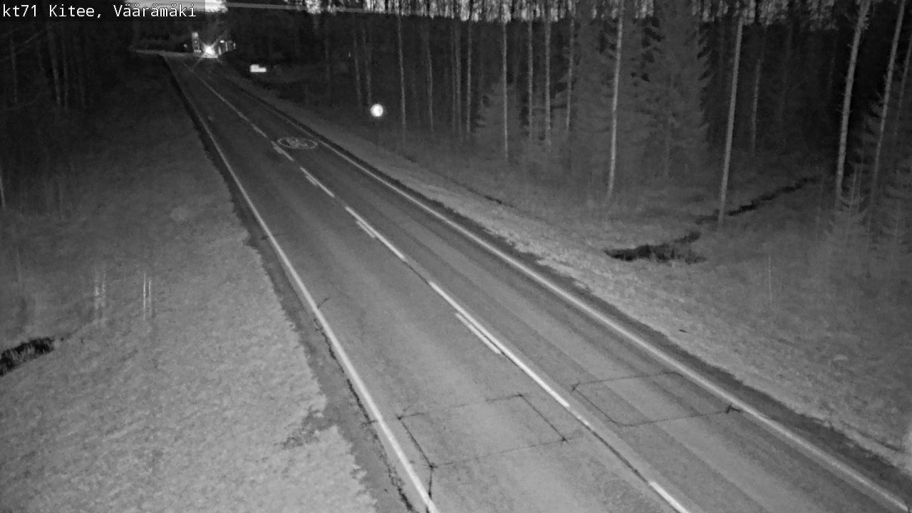 Weather Camera Image Väg 71 Väärämäki, Kitee, Pohjois-Karjala