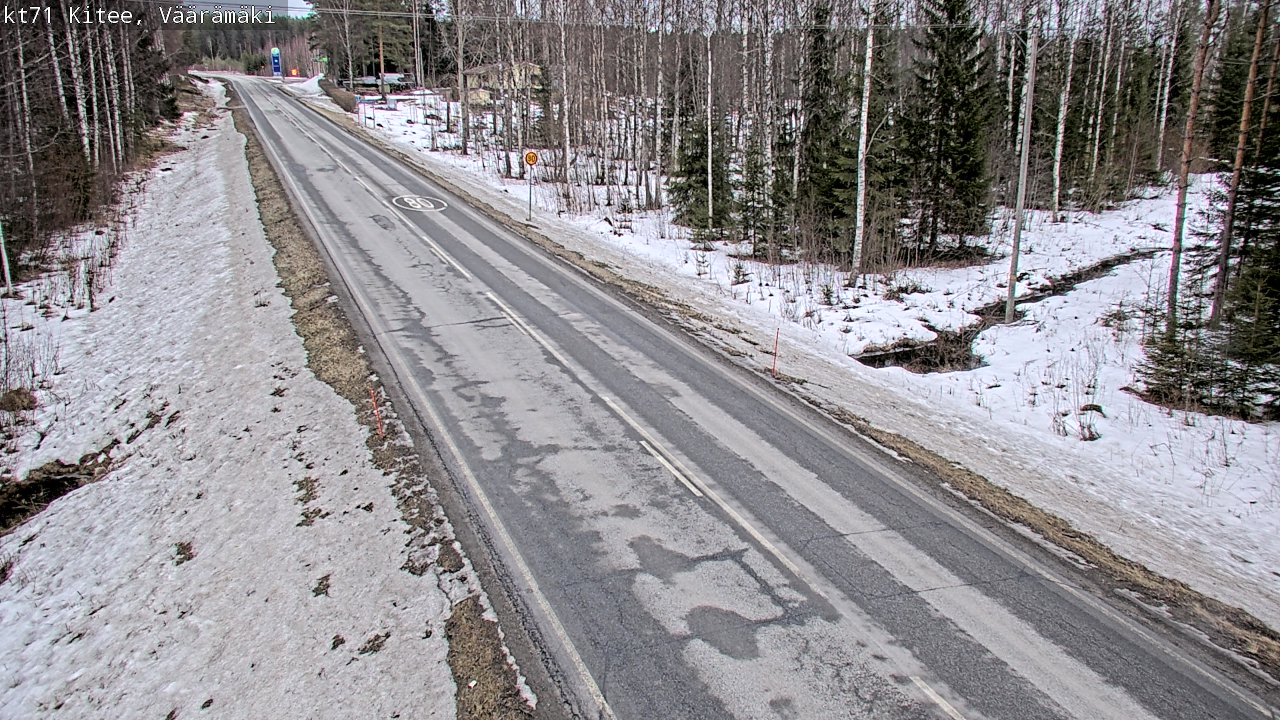 Kelikamerat Kuva Tie 71 Kitee, Väärämäki, Kitee, Pohjois-Karjala