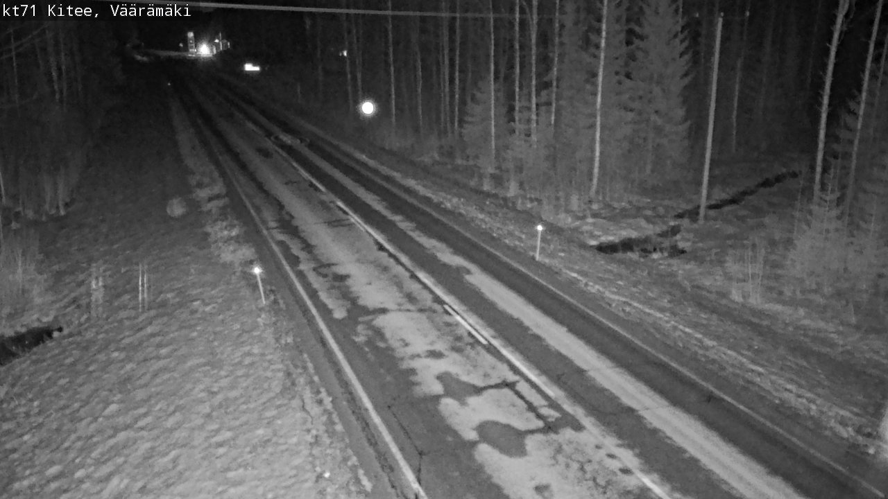 Kelikamerat Kuva Tie 71 Kitee, Väärämäki, Kitee, Pohjois-Karjala