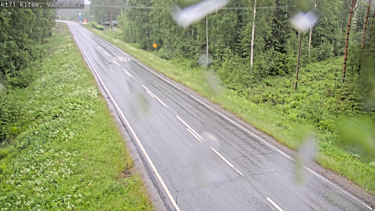 Kelikamerat Kuva Tie 71 Kitee, Väärämäki, Kitee, Pohjois-Karjala
