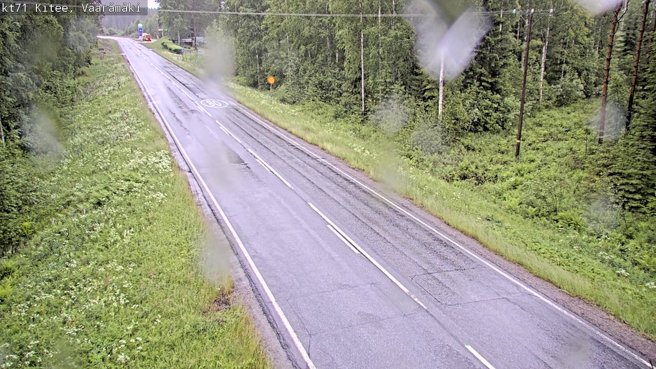 Kelikamerat Kuva Tie 71 Kitee, Väärämäki, Kitee, Pohjois-Karjala